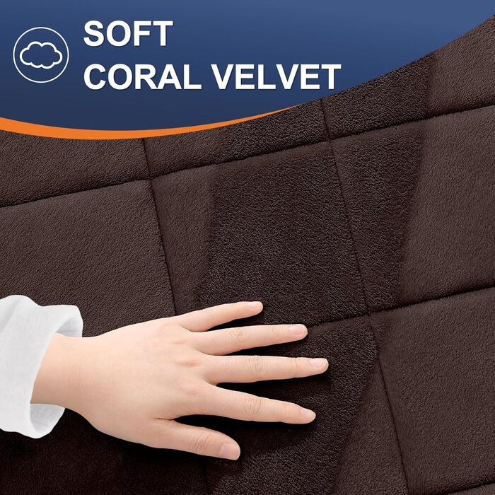 Килимок для ванної кімнати OLANLY з memory foam, м'який та швидковисихаючий, можна прати в машині, 76 x 50 см, коричневий