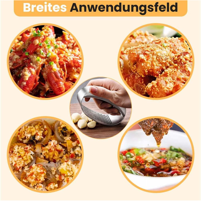 Преміум-прес для часнику з нержавіючої сталі, 2025, зручний, легко миється, для часнику та імбиру