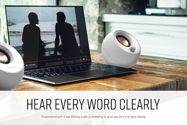 Комп'ютерні колонки Creative Pebble V3 USB-C Bluetooth 5.0 (білі)