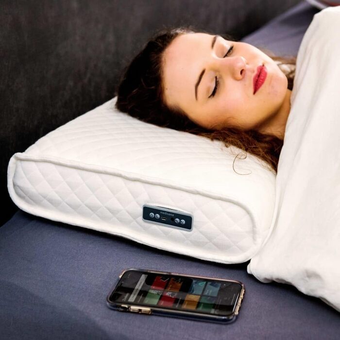 Ортопедична подушка Medisana Sleepwell SP 100 з Bluetooth-динаміками і MP3, музика для сну та релаксації