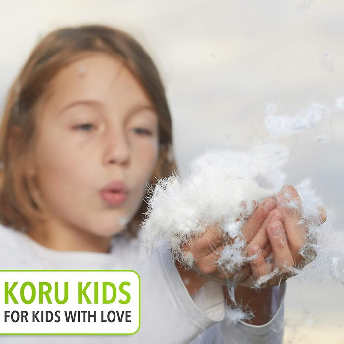 Дитяча ковдра Koru Kids® 80x80 см, пухова, антиалергенна, 150 г наповнювача