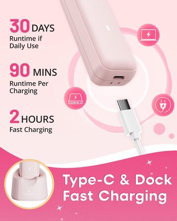 Електричний триммер для бікіні VG VOGCREST: безболісний жіночий депілятор для тіла, для рук, ніг, пахв та інтимної зони (рожевий, рожеве золото)