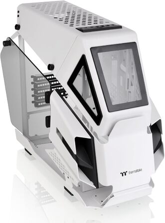 Корпус Thermaltake AH T200 Snow для Micro-ATX з 2 скляними панелями та дизайном гелікоптера, білий