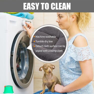 Лежанка для собак Petschat, 61 x 46 см, сіра - водонепроникна підстилка для собак та котів