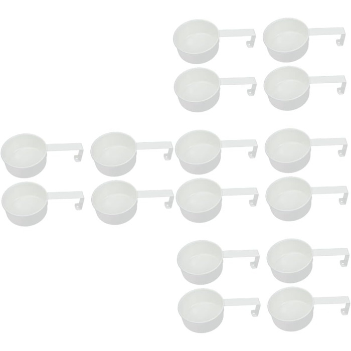 Cabilock 4 Sets Stainless Steel Measuring Spoons Gadgets Sifter Labels Kitchen Machine Cookware Measuring Cups Spoons For Coffee Powder Measuring Spoons For Stainless Steel White 4 Pieces * 4