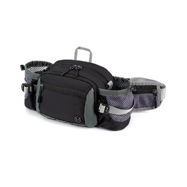 Тактична поясна сумка 6L для туризму, прогулянок з собакою, бігу, велоспорту, риболовлі та подорожей, чорна