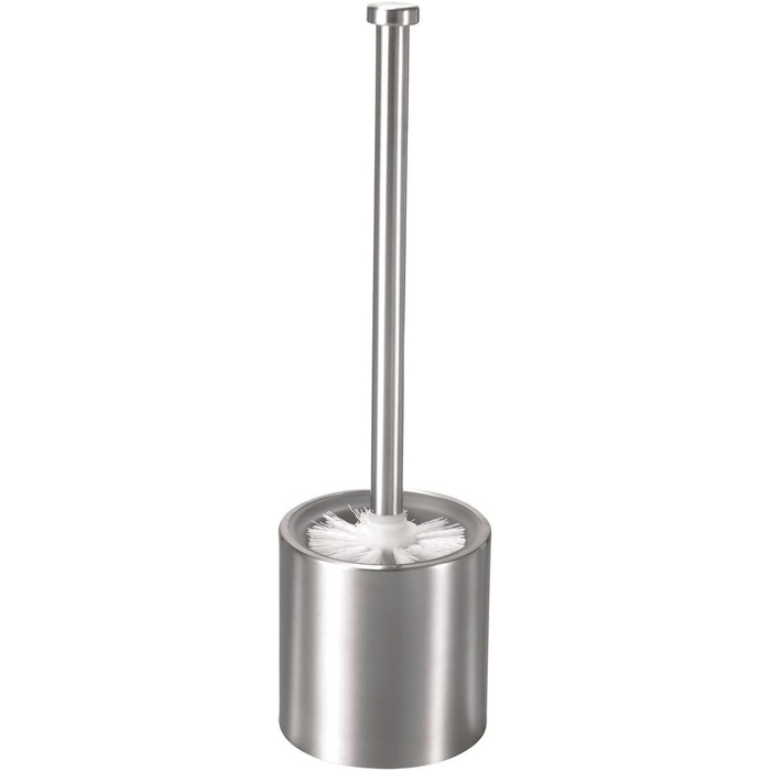 Набір для туалету Axentia з нержавіючої сталі - щітка, тримач та запасна щітка, дизайн, без свердління, 10 x 10 x 36 см