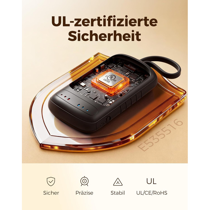 Електричний грієчка OCOOPA DuoHeat: 8 годин роботи, 67г, для кемпінгу, полювання, подарунок чоловікам