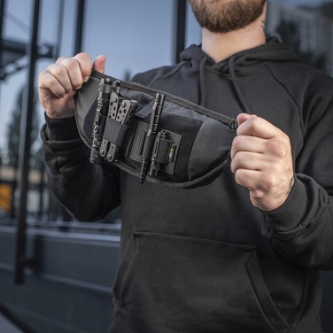 Поясна сумка-нерка M-Tac Torba Waist Bag Elite Hex, чорна