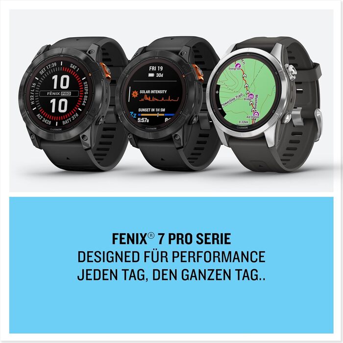 Garmin fēnix 7S Pro: GPS-годинник для мультиспорту з сонячною батареєю, кольоровим дисплеєм та підтримкою GarminPay