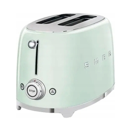 Тостер Smeg 50's Style TSF01PGEU на 2 скибки, пастельний зелений
