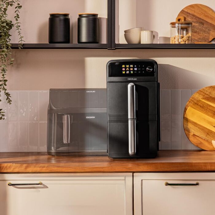 Фритюрниця Cecotec Cecofry DuoLevel 10.000, 10 л, 2400 Вт, сенсорне управління, 6 програм, контейнер 5 л