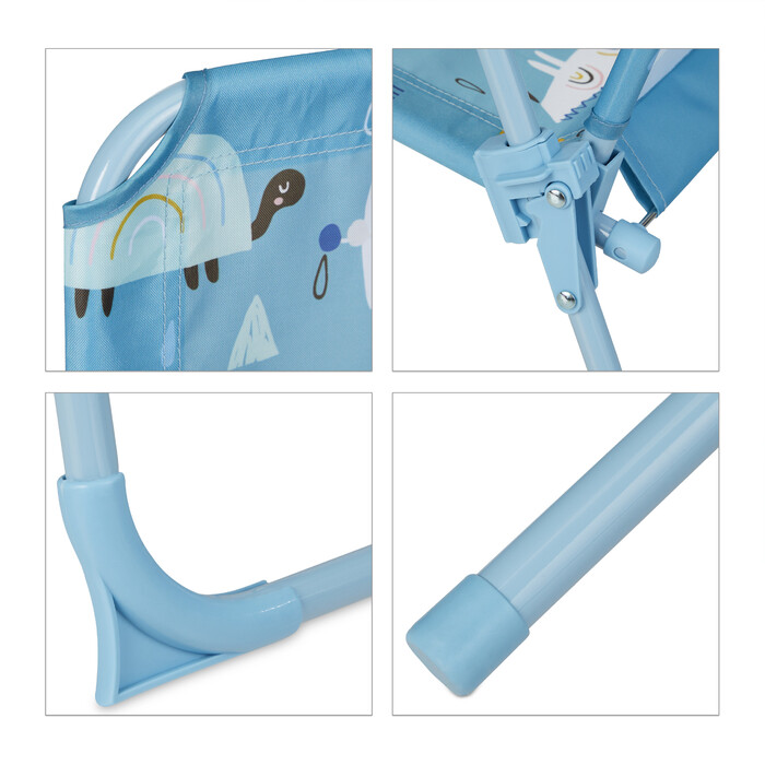 Relaxdays Camping Kids' Seating Set with Umbrella
