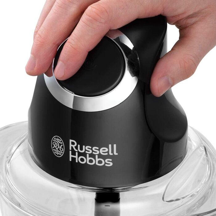 Електричний міні-подрібнювач Russell Hobbs Zerkleinerer 24662-56 (500мл, скло, чорний)