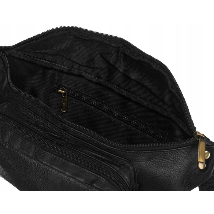 Поясна сумка-нерка Peterson PTN-375-NDM-2708 BLA, чорна