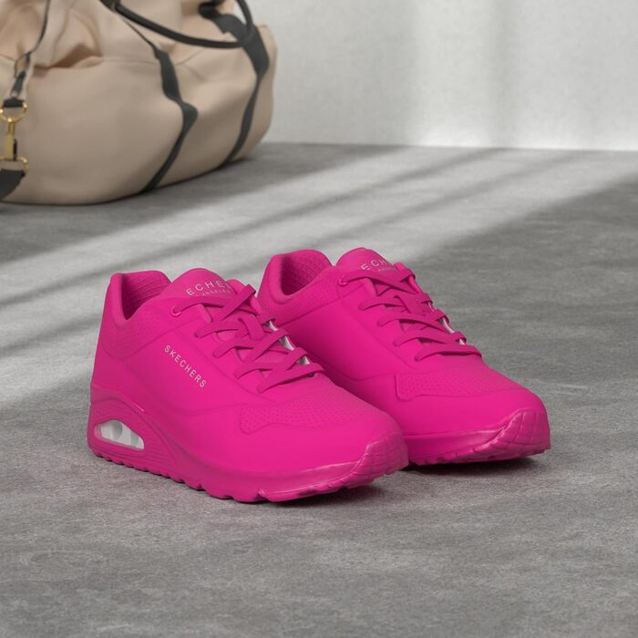 Кросівки Skechers UNO Night Shades для жінок, рожевий колір, розмір 41 EU, матеріал Durabuck