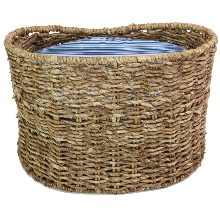Cat cave basket with cushions suitable for small cats