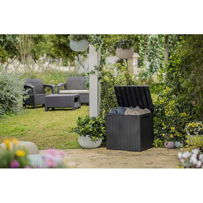 Садова скриня Keter City Storage Box 113 л, коричнева