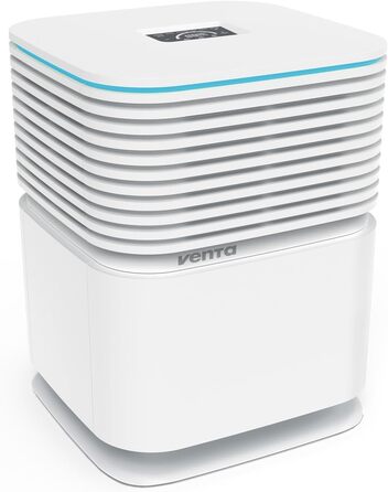 Повітряочисник та зволожувач Venta AW735 Hybrid: 6 л, 350 мл/год, H13, активне вугілля, керування через додаток, 50 м²/125 м²