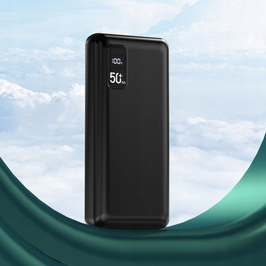 Потужний павербанк Baseus 50000mAh 22.5W: 2x USB, USB-C, QC 3.0, з LED-дисплеєм та системою безпеки