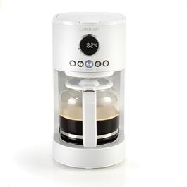 Кавомашина фільтрувальна Cuisinart 1.8л, 12 чашок, з програмуванням, підтримка тепла | Білий камінь