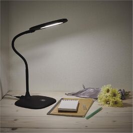 LED настільна лампа EMOS STELLA 6,5W з регулюванням яскравості, 4000K, чорна