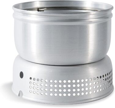 Набір для кемпінгу Tatonka Multi Set + Spiritus Burner (8 предметів) - кухонне приладдя з нержавіючої сталі з пальниковим пальником (сковорода, 2 казани, затискний тримач, вітрозахист, рамка для приготування їжі та пальник)