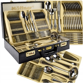 Набір столових приборів Hoffner, глянцеві, 72 предмети