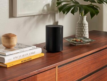 Sonos Era 100: Розумна колонка Wi-Fi/Bluetooth з Alexa, чорна