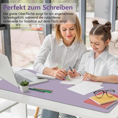 Килимок для столу Zindoo XL 120x60 см Лаванда - захист від подряпин, водостійкий, для миші та письма