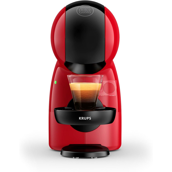 Кавомашина NESCAFÉ Dolce Gusto Piccolo XS від Krups, червоно-чорна, 0,8 л, KP1A35