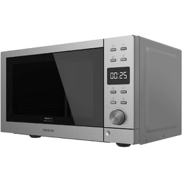 Мікрохвильова піч Cecotec GrandHeat 2010 Flatbed Steel: 20 л, 700 Вт, Grill 900 Вт, 9 функцій, Inox