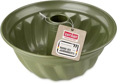 Форма для випікання Zenker Green Vision Ø 20 см з високим бортиком – стабільна та якісна форма для тортів (гугельхуп) з антипригарним покриттям