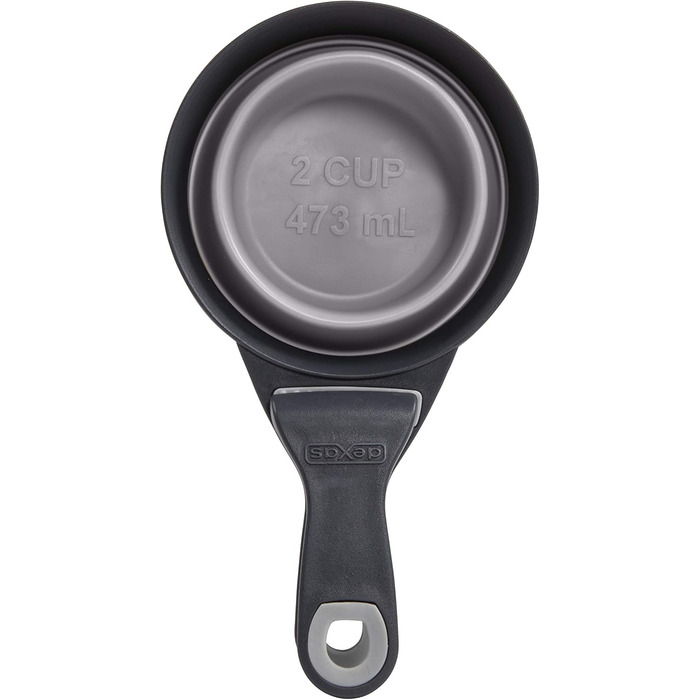 Шукач корму Dexas KlipScoop PW670432429: складаний, для собак, сірий, 2 чашки