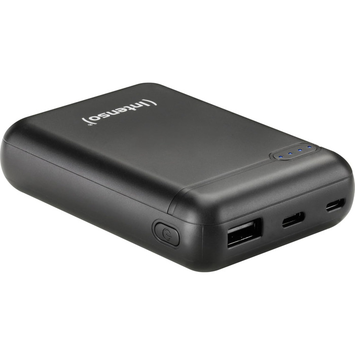 Powerbank Intenso 10000mAh XS – чорний, зовнішній акумулятор для смартфонів, планшетів, MP3-плеєрів та цифрових камер