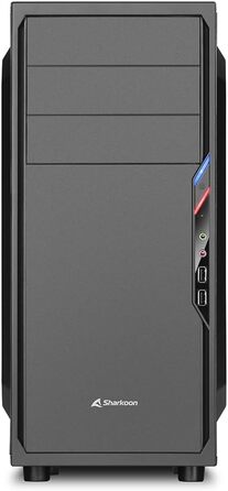 Sharkoon VS4-V USB 3.0 Negra: USB хаб з 2 портами USB 2.0, чорний