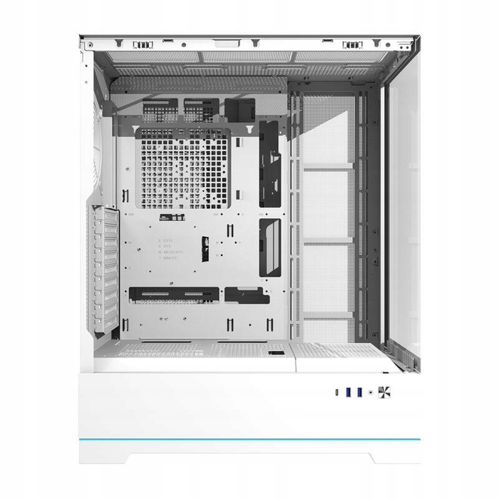Корпус для ПК DarkFlash DY451L Midi Tower ATX, ігровий, білий (з нижнім розміщенням БЖ)