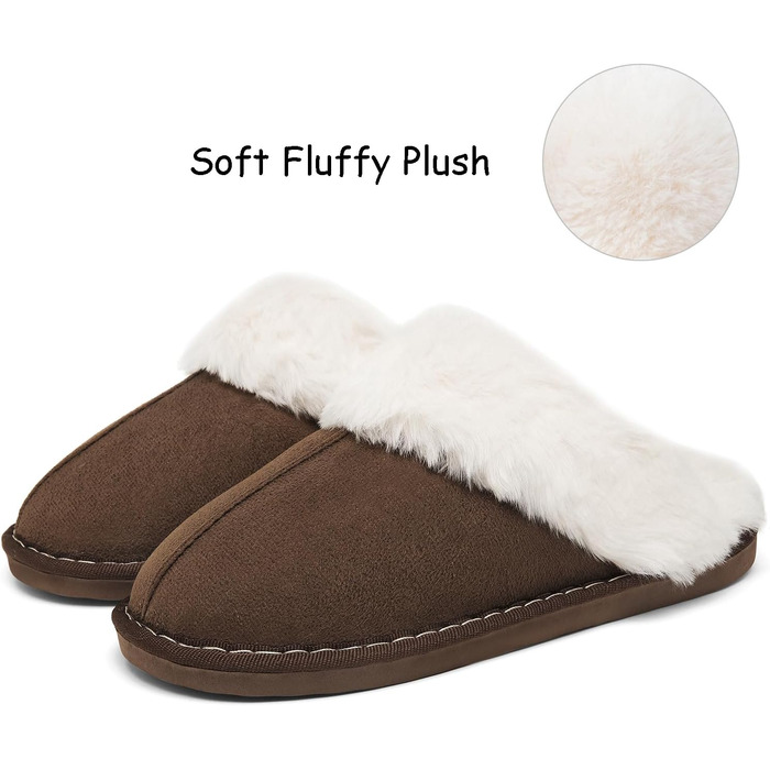 Тапочки халатні теплі, плюшеві, з піною пам'яті для дому та вулиці (жіночі/чоловічі)