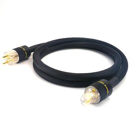 Аудіо-кабель живлення WAudio 10AWG Hi-Fi для електроніки, роз'єми Schuko та IEC, 1.5м