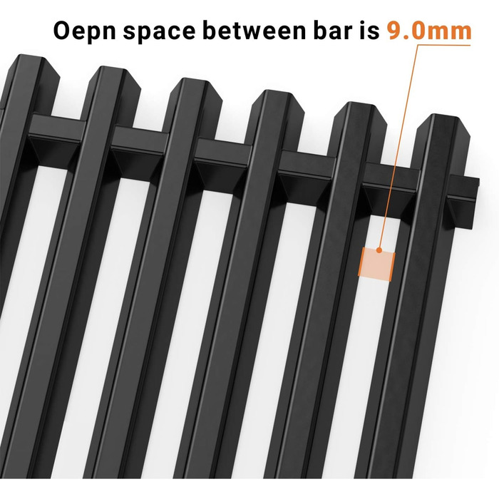 Решітка для гриля Weber Genesis 300 серії Onlyfire, емальована сталь, заміна 7524/7528, 49,5x32 см