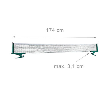 Relaxdays Table Tennis Net for Clipping