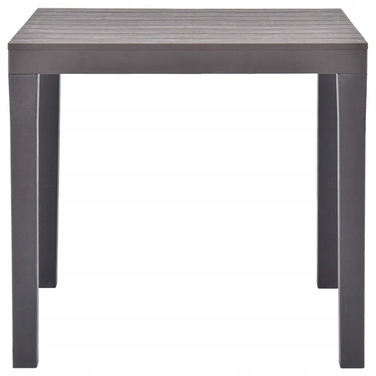 Пластиковий прямокутний стіл VidaXL, 78 x 78 x 72 см