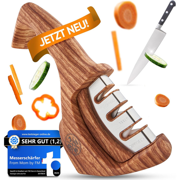 Точилка для ножів From Mom by FM – професійна, ергономічна | Точильний камінь, шліфувальник ножів