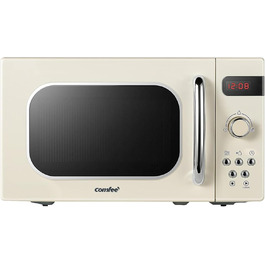 Мікрохвильова піч Comfee CMSN 20L біла, механічна, 700W, з поворотним столом 360°