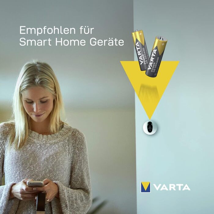 Power Bank VARTA 20000mAh з 4 портами (Micro USB, USB A x2, USB C) для смартфонів та планшетів, екологічна упаковка