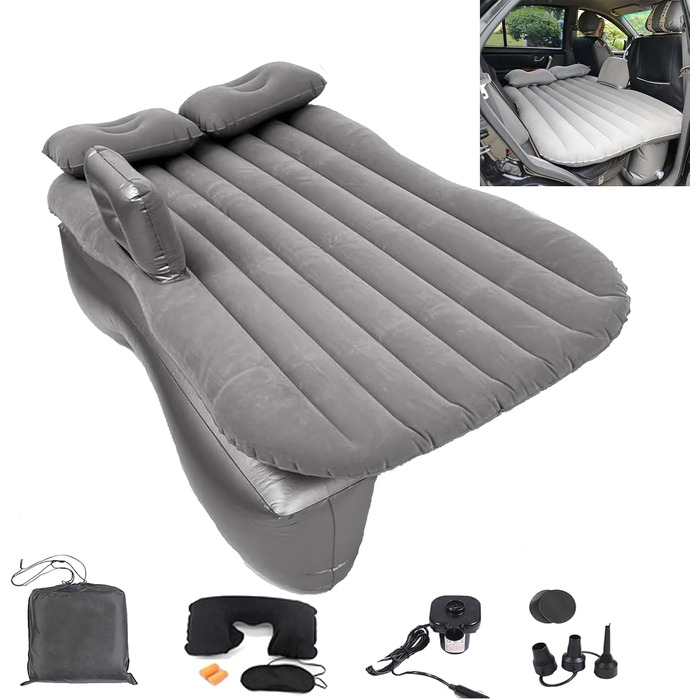 Надувний матрац Icelus SUV для автомобіля, кемпінгу та відпочинку на природі 185*90*15 см з насосом