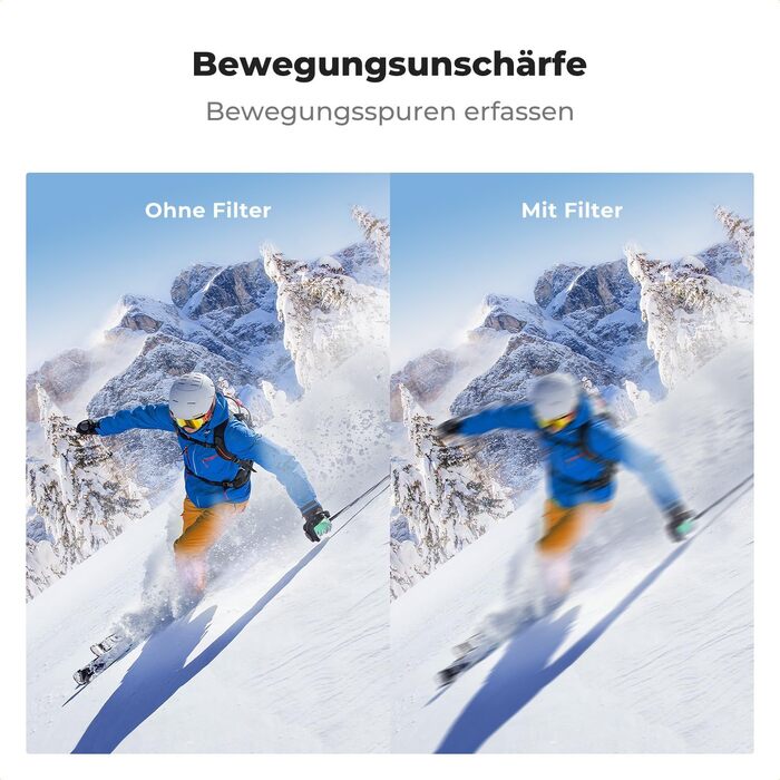 Фільтр ND K&F Concept 49mm Магнітний Змінний Градуйований (ND2-32) для об'єктивів Nano-Xcel Series