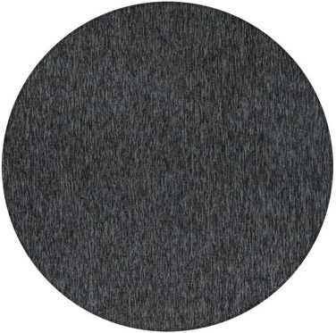 Килимок для вітальні HomebyHome 120x170 см, антрацит, однотонний, з ефектом меланжу, для спальні, короткий ворс, м'який, легкий у догляді, можна прати, для кухні, їдальні