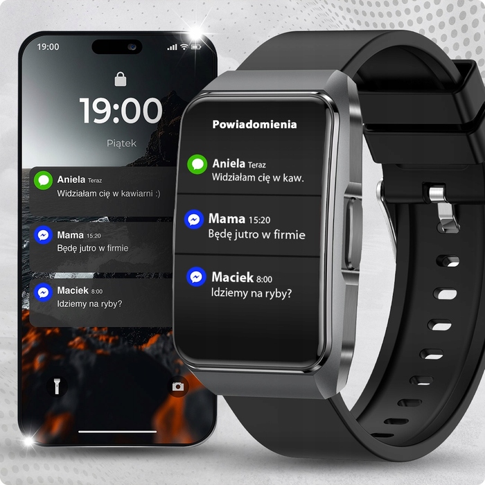 Смарт-годинник для літніх людей JG Smart EKG-650, українське меню, червоний