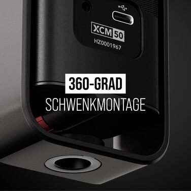 RØDE X XCM-50: Професійний USB-мікрофон з конденсатором для стрімінгу та ігор, чорний